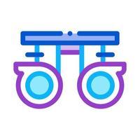 molds for storing lenses icon vector outline illustration