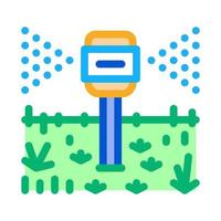 lawn sprayer icon vector outline illustration