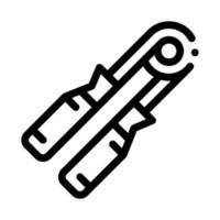 expander heavy grip icon vector outline illustration