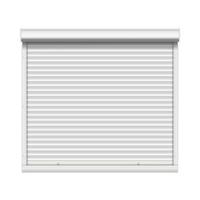 Realistic Window Roller Shutters Vector. Front View. Isolated vector