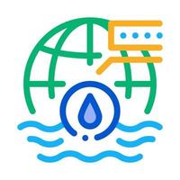 oceanology science icon vector outline illustration