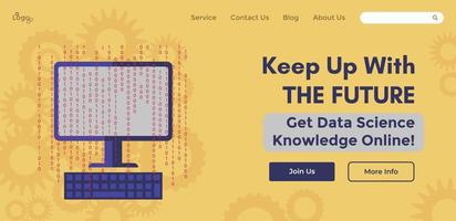 Keep up with future, get data science knowledge vector