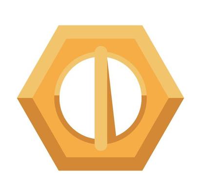 Panel knob for controlling and adjusting settings