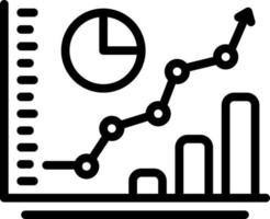 line icon for forecasts vector