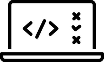 line icon for boolean vector