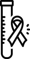 line icon for hiv vector