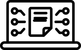 line icon for protocols vector