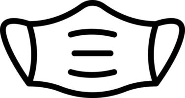 line icon for mask vector