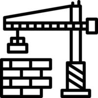 line icon for construct vector