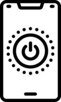 line icon for shut vector