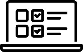 line icon for assessments vector