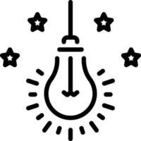 line icon for light vector