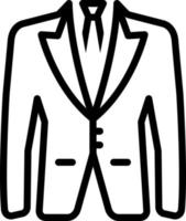 line icon for suits vector