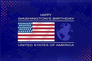 día unido american birdhday vector