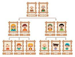 Flat Drawing Of Various Photo Frames vector