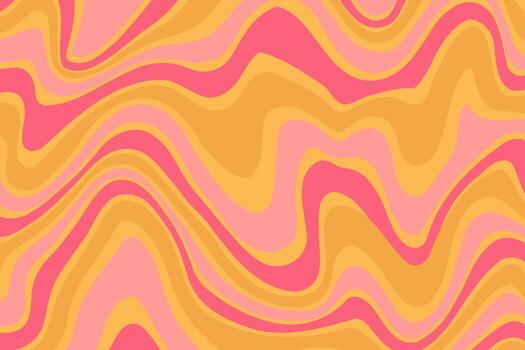 fondo psicodélico maravilloso plano con diseño colorido vector