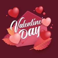 Valentine's Day greeting sale banner with pink heart and  envelope.Suitable for Mother's Day and woman Day and wedding invitation.letter