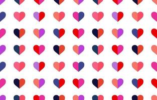 Seamless hearts pattern. Ready template for design, postcards, print, poster, party, Valentine's day, vintage textile, Vector, Art, wallpaper, background. vector