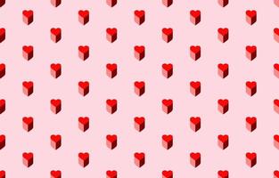 Seamless hearts pattern. Ready template for design, postcards, print, poster, party, Valentine's day, vintage textile, Vector, Art, wallpaper, background. vector