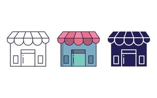 Story, building icon vector