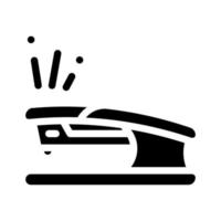 stapler tool stationery glyph icon vector illustration
