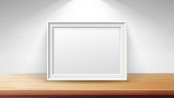 Rectangular Frame Background Concept Vector. Good For Display Your Projects. Blank For Exhibit. High Quality Design Element Illustration. vector