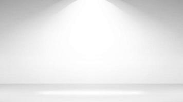 Empty White Photo Studio Interior Background. Realistic Empty White Wall. Vector Illustration.