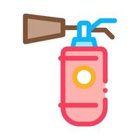 Fire Extinguisher Device Icon Outline Illustration vector