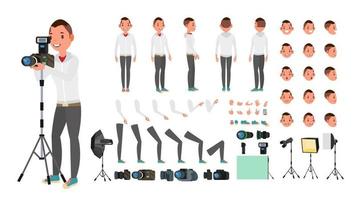 Photographer Cartoon Vector Art, Icons, and Graphics for Free Download