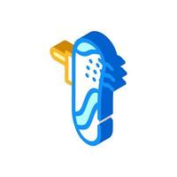 mini-cleaner air filter from socket isometric icon vector illustration