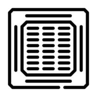 ceiling filter line icon vector illustration flat