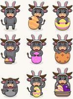 Buffalo Cartoon Vector Art, Icons, and Graphics for Free Download