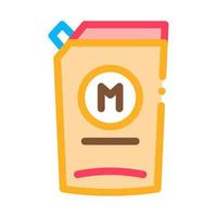 pack of mayonnaise with dispenser icon vector outline illustration