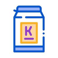 can of kefir icon vector outline illustration