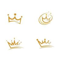 Crown Logo Template vector icon