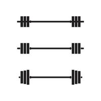 Barbel, Dumbbell Gym Icon Logo template vector