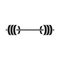 Barbel, Dumbbell Gym Icon Logo template vector