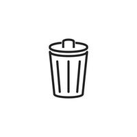 trash icons vector illustration