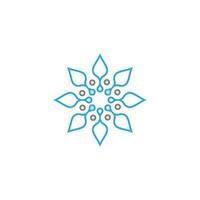 flower vector icon design