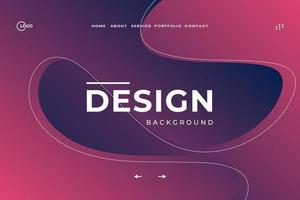 Abstract trendy gradient background for landing pages. Can be used for posters, placards, brochures, banners, web pages, headers, covers vector