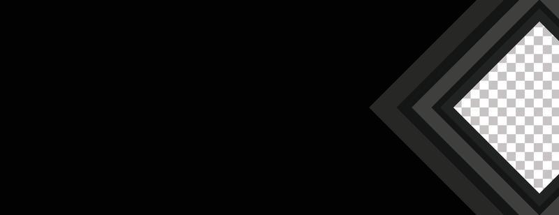 Black Banner. Abstract Black Background Design. Backdrop Vector Header, Cover Page Template Design