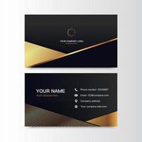 Bussiness card for company simple luxury background vector Illustration