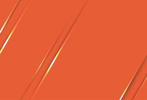 Abstract orange background with shadow vector illustration