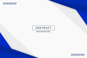 Abstract geometric blue wide background vector