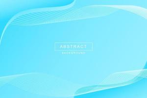 Abstract blue dynamic wave background vector