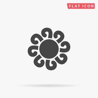Fractal flat vector icon. Hand drawn style design illustrations.