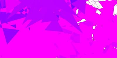 Light Purple vector background with polygonal forms.