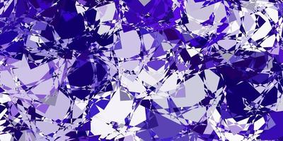 Light Purple vector background with triangles.