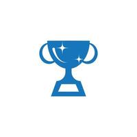 Trophy cup vector icon