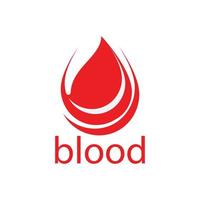 Blood ilustration logo vector